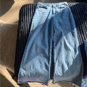 Good American Light Blue Flare Jeans